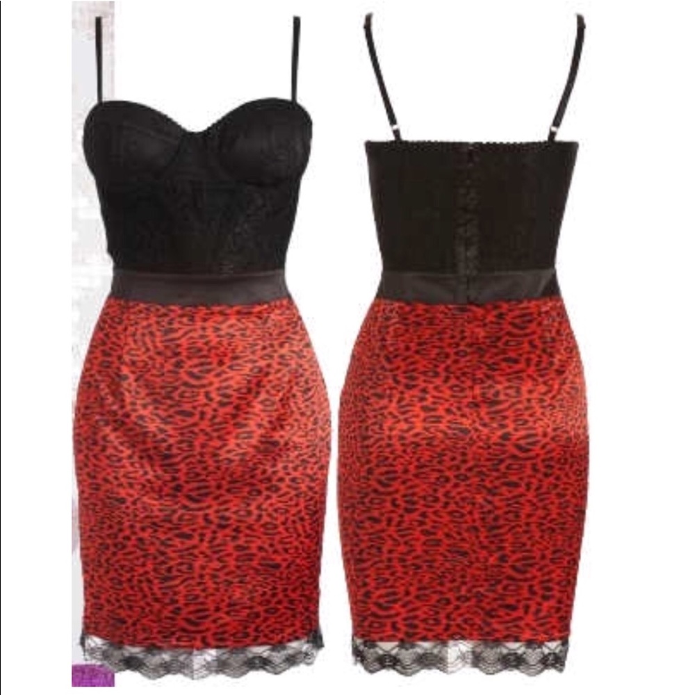 Lipsy Pixie Lott Lace Bodice Dress 🐆 Size XS/S